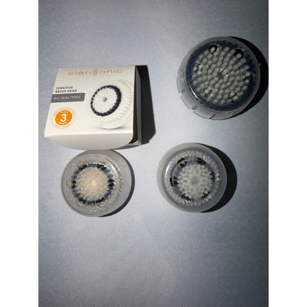 Clarisonic Brush Head Set 2 Sensitive 1 Body Replacement Skincare All Skin Types